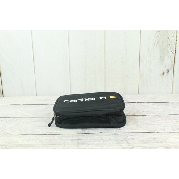 Carhartt Black Polyester Water Repellent Insulated 4 Can Work School Lunch Bag - Picture 6 of 9